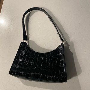 Black tote bag